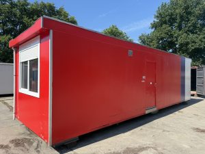 Grote houten kantoorunit 10x3