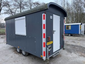 Mooie metalen tandemasser schaftwagen