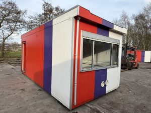 Houten kantoorunit 6×3 meter NS4