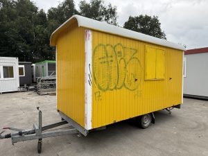 Houten snelverkeer schaftwagen